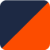 Navy & Orange