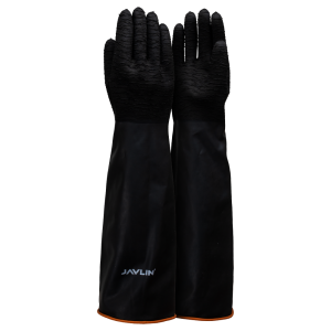 Shoulder length Rubber Glove, Rough Palm, Superior Quality, 350GSM -