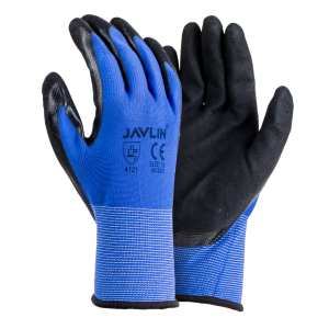Double Coated Sandy Finish Nitrile Flexi Gloves