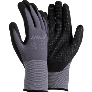Dotted Back Nitrile Coated Palm & Grey Lycra Liner