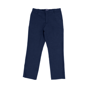 Men's Relaxed Formal Trousers, Flat front - Dark Navy, 46