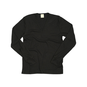 Women's Thermal Long Sleeve Top - Black, XL