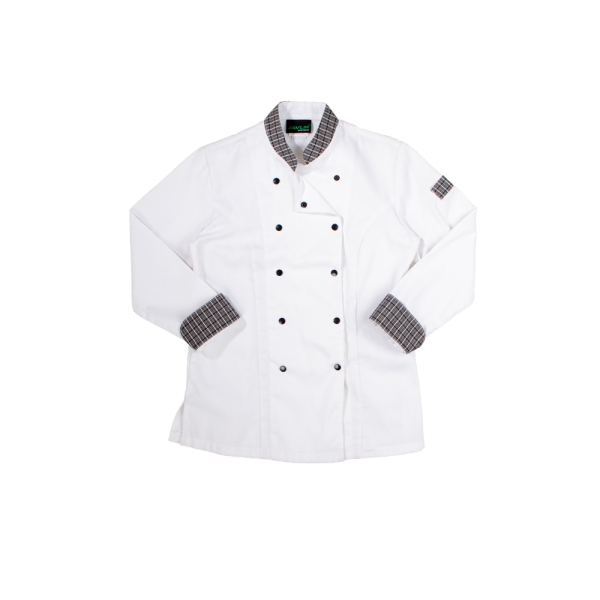 Elite Women's Chef Jacket - White & Fano