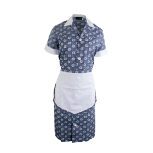 Women’s Printed Three Piece Housekeeping Uniform - PTD Fabric