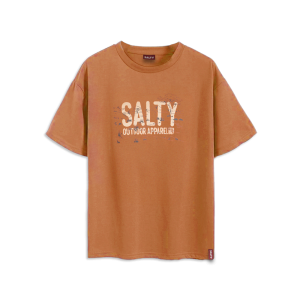 Salty Printed T-shirt Outdoor Apparel Rust