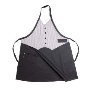 Elite Waistcoat Apron - Black & Ligne