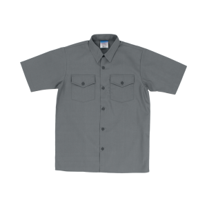 Boys Short Sleeve Shirt, Two chest Pockets with Flaps and button closure