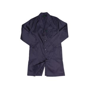Polycotton Dust Coat - Navy, L