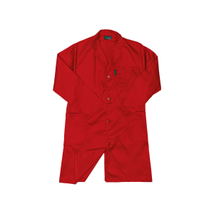Polycotton Dust Coat - Red, S