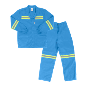 Paramount Conti Suit with Reflective tape and Elasticated cuffs - Sky, 30