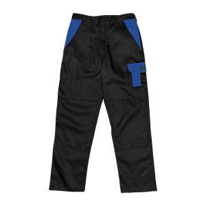 Two Tone Polycotton Utility Cargos SABS Specification - Royal Blue & Black, 60