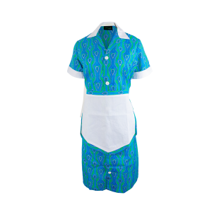 Women’s Printed Three Piece Housekeeping Uniform - F739