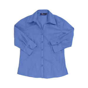 Women's 3/4 sleeve shirt - French Blue, 10