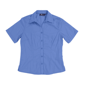 Women's short sleeve shirt - French Blue, 26