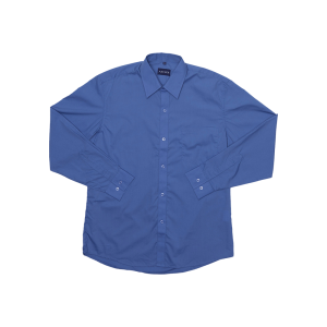 Men's L/S Lounge Shirt - French Blue, 16.5