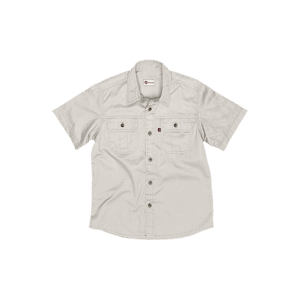 Dassie Kid's Bush Shirt - Stone, 7-8