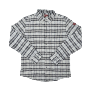 Men’s Long Sleeve Slim Fit Shirt - Dior Black & Grey, XL